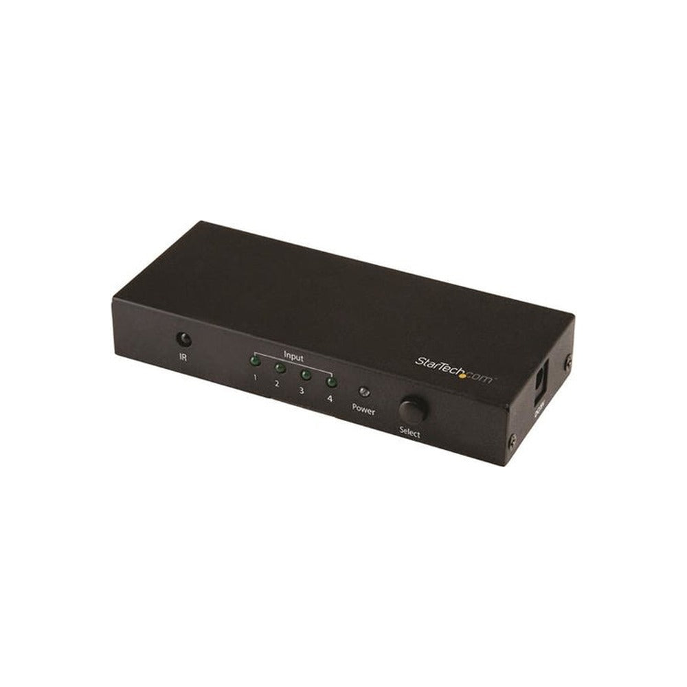 StarTech 4 Port HDMI 2.0 Switch, 4K HDMI Switch Box, UHD 4K 60Hz 2Yr