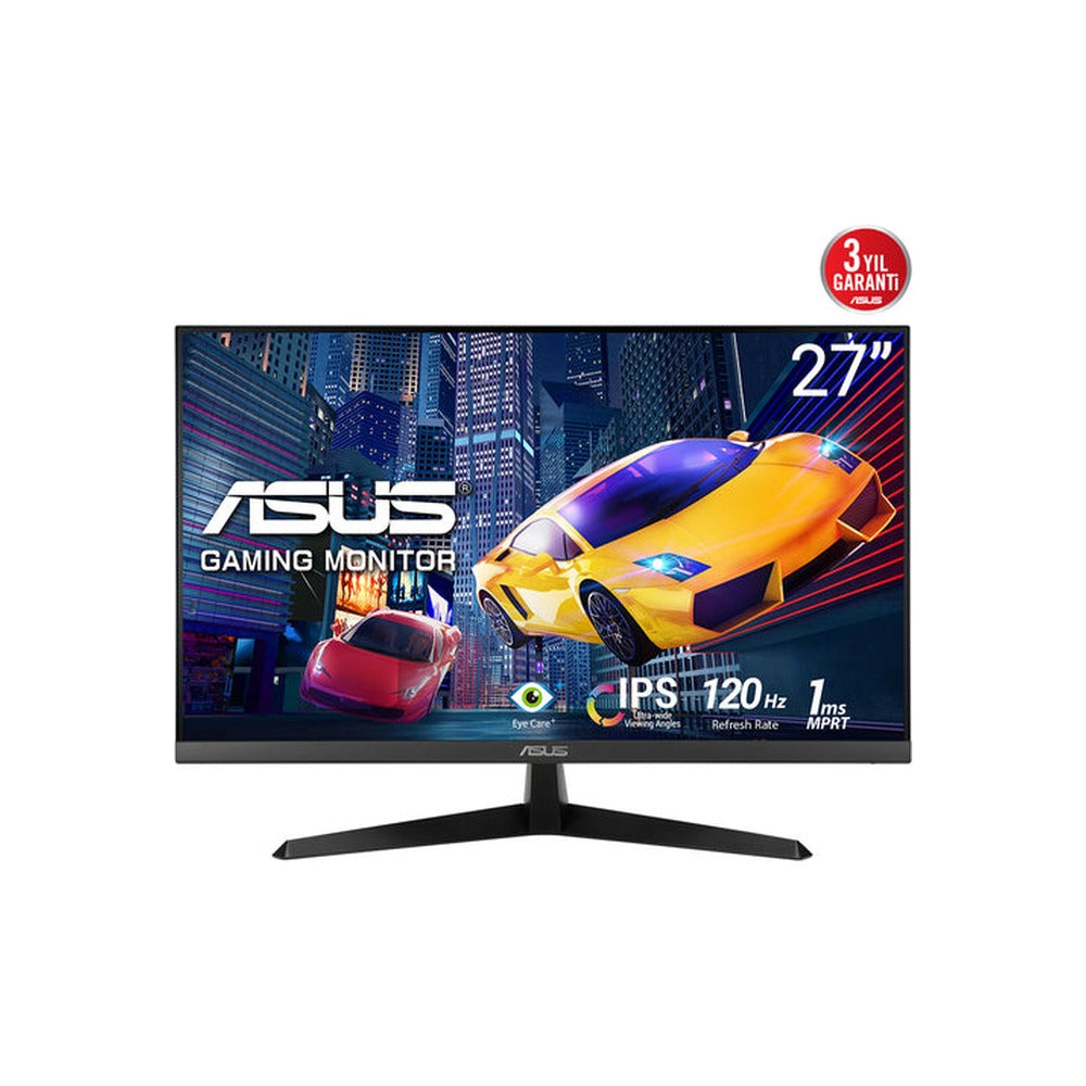 ASUS 27″ Monitor, FHD, IPS, 120Hz, 1ms
