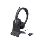 Yealink Bluetooth Dect (WH64) MS Stereo Hybrid Headset, Wdd60 Dect Dongle, Charging Stand