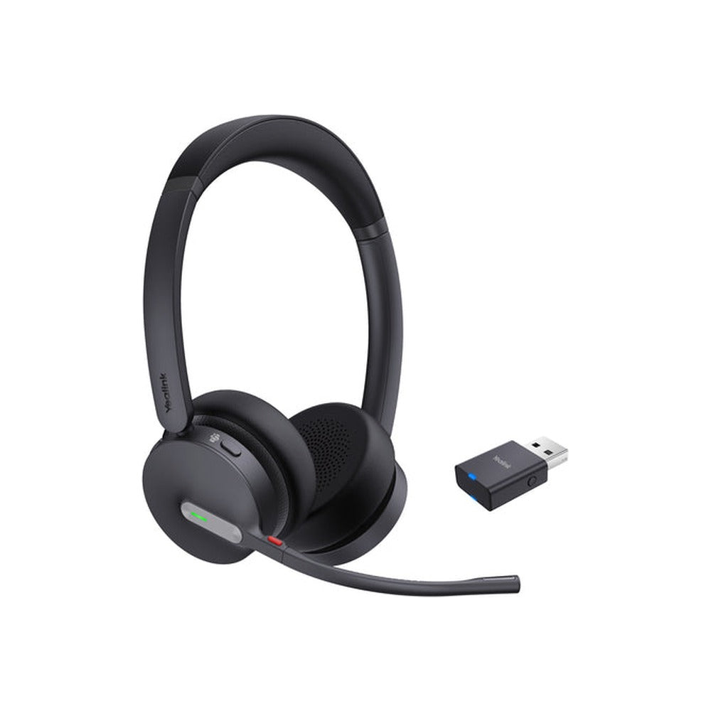 Yealink Bluetooth Dect (WH64) MS Stereo Hybrid Headset, Wdd60 Dect Dongle, No Base Station