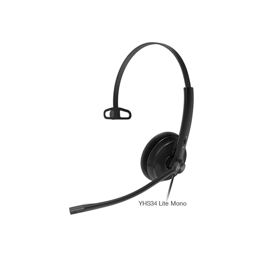 Yealink Yhs34 Lite Mono Wideband Headset Compatible With Cisco 79Xx Ip Phones, Avaya V/Vi