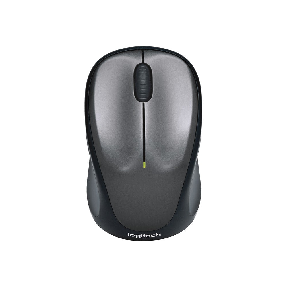 Logitech M235 Wireless Mouse, Black/Grey, Nano Receiver
