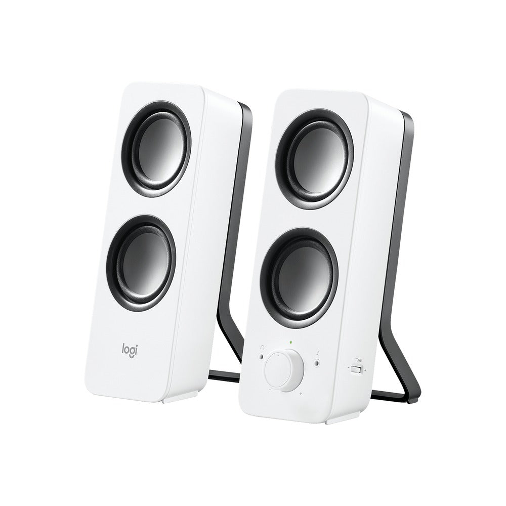 Logitech Z200 Stereo Speakers, Rms(5W), 3.5Mm(1), White