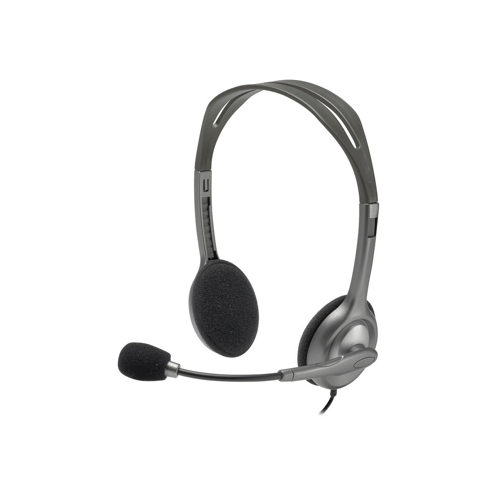 Logitech H110 Stereo Headset, Wired, 3.5Mm Connector- 2 Yr Wty
