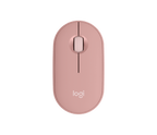 Logitech Pebble Mouse 2 M350S Bluetooth, Multi Device, Tonal Rose