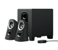 Logitech Z313 2.1 Speaker System, Rms(25W), 3.5Mm(1), Black